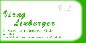 virag limberger business card